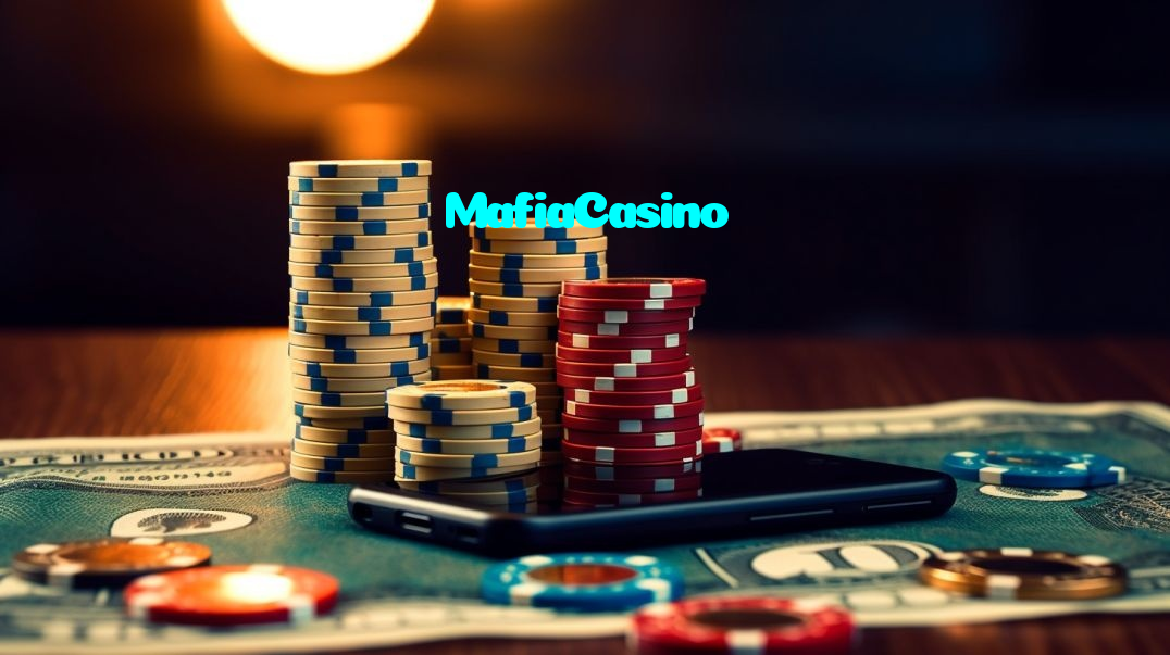 MafiaCasino casino presented on mobile device in Pakistan with slots and live games